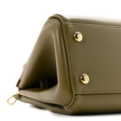 Loewe Supple Calfskin Small Madrid Bag Olive 9 of 10