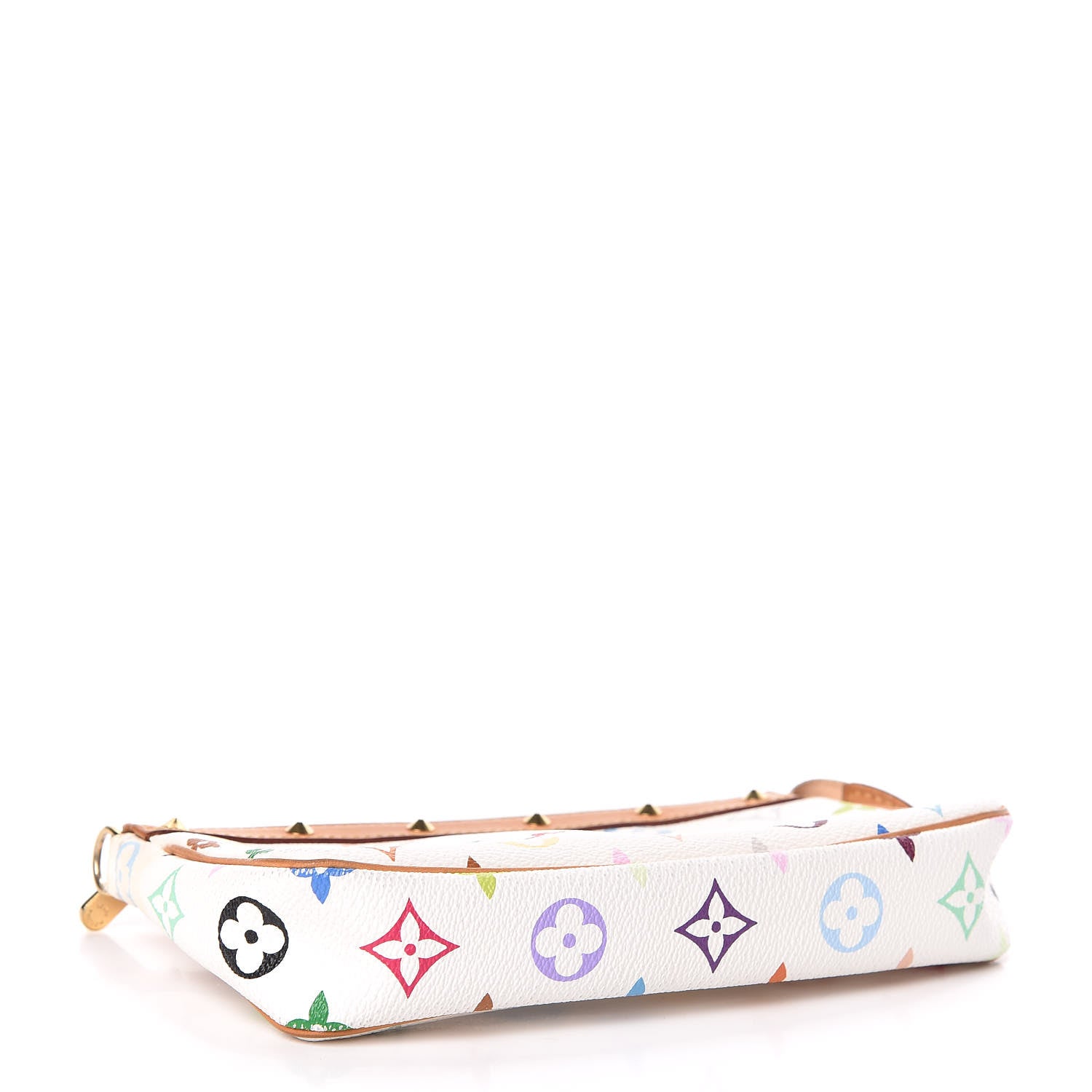 Louis Vuitton Monogram Multicolor Pochette Accessories White 4 of 9