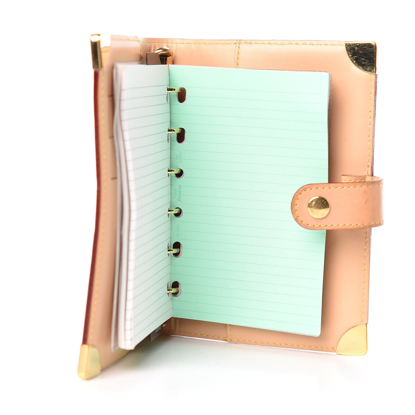Monogram Multicolor Small Ring Agenda Cover Black