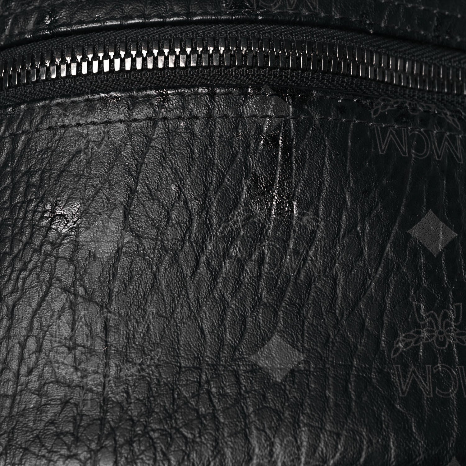 MCM Visetos Medium Stark Backpack Black 16 of 16