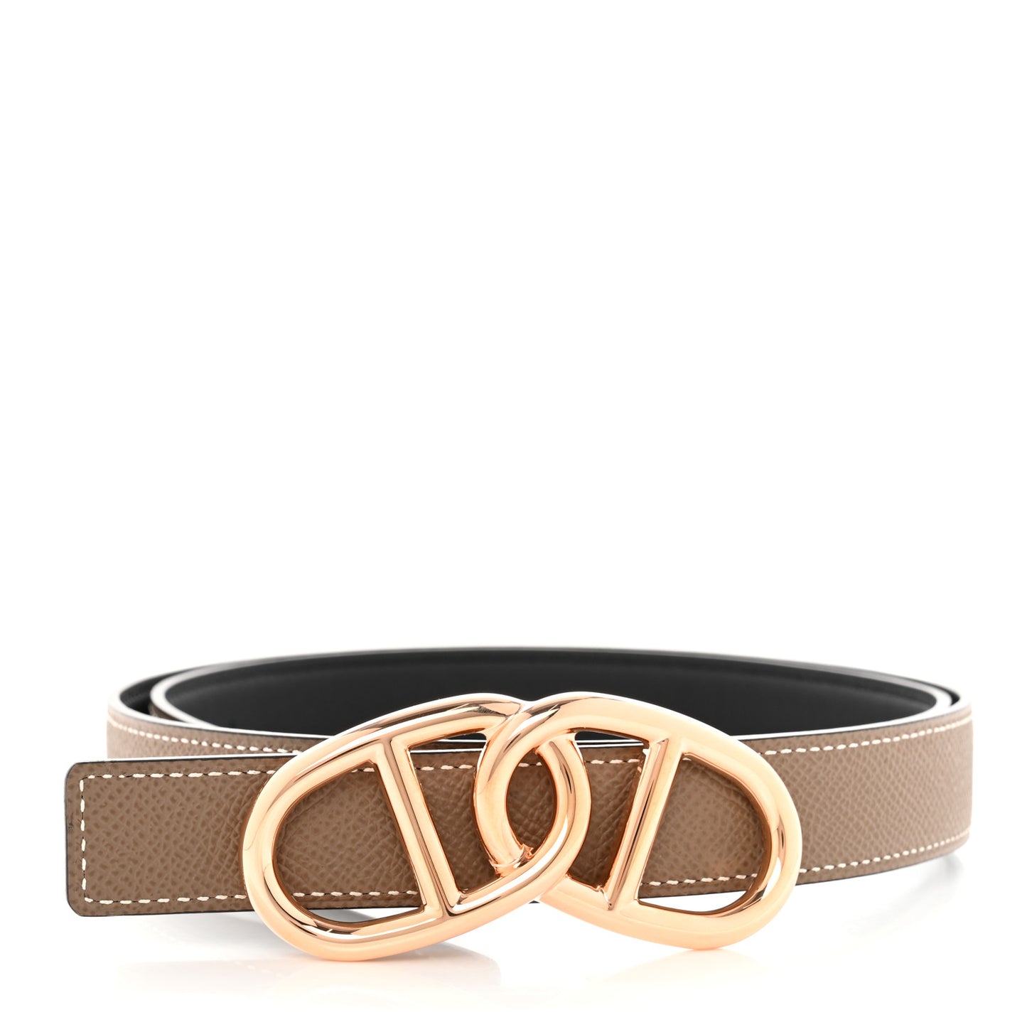 Epsom Swift 24mm Escale Belt 85 Black Etoupe