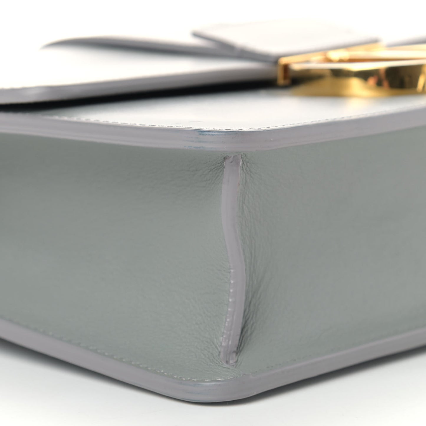 Smooth Calfskin 30 Montaigne Flap Bag Gray