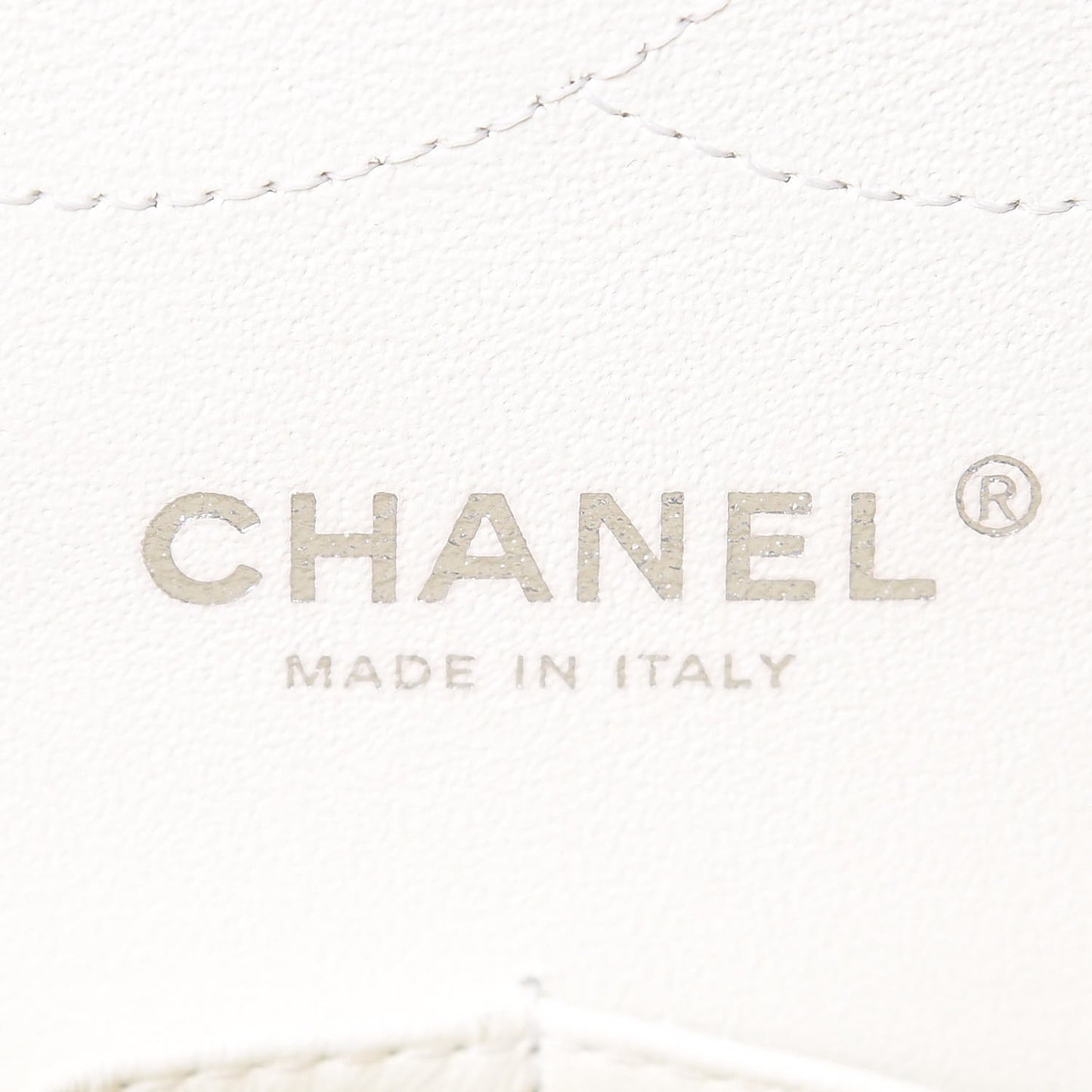Caviar Quilted Jumbo Double Flap White