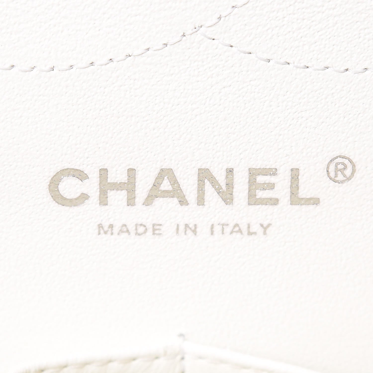 Chanel Caviar Quilted Jumbo Double Flap White 7 of 16