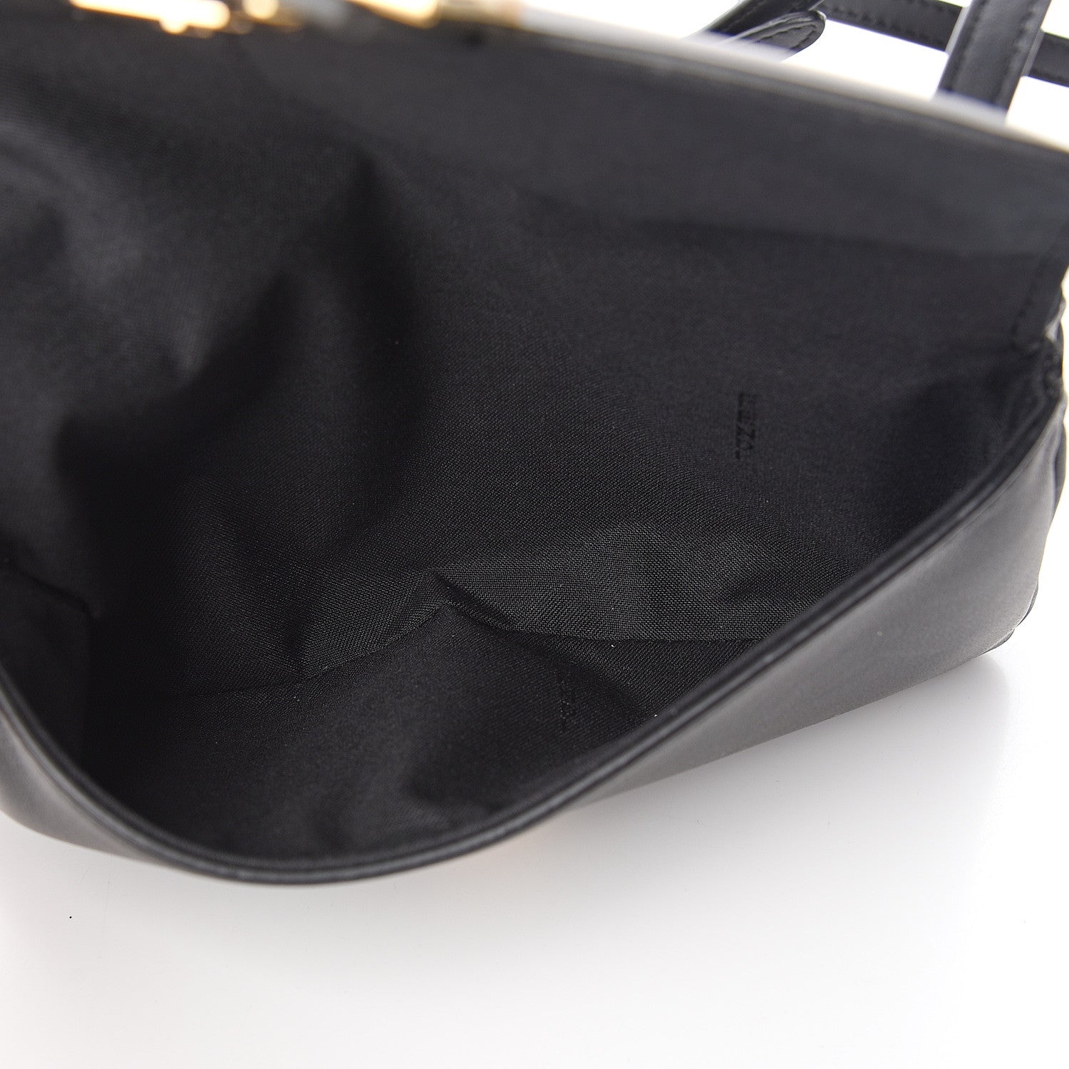 Fendi Vitello Grace Matte Duo Baguette Black 4 of 12
