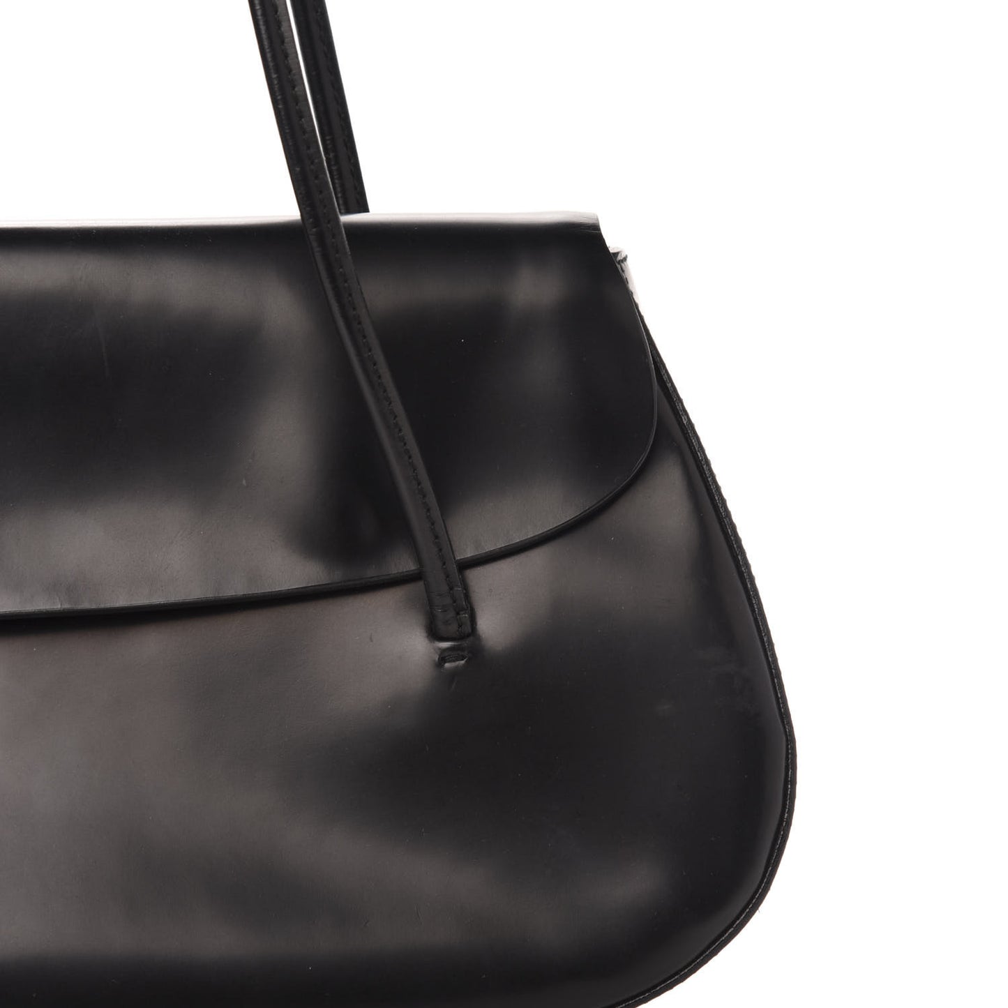 Spazzolato Chic Shoulder Bag Black