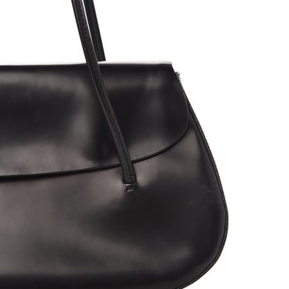 Prada Spazzolato Chic Shoulder Bag Black 12 of 13