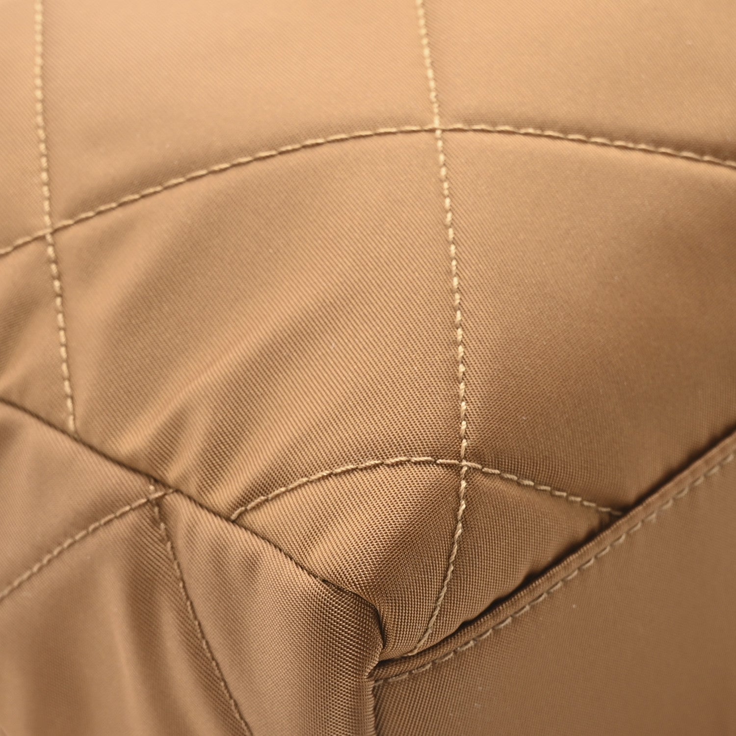 Prada Re-Nylon Saffiano Stitched Re-Edition 1995 Chaine Shoulder Bag Brandy 8 of 9