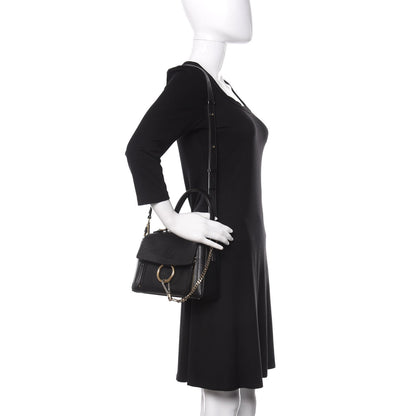 Chloe Calfskin Small Faye Day Shoulder Bag Black 2 of 9
