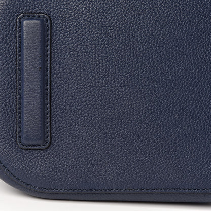 Gucci Soft Grained Calfskin Small Jackie Bucket Bag Classic Blue Marine 12 of 13