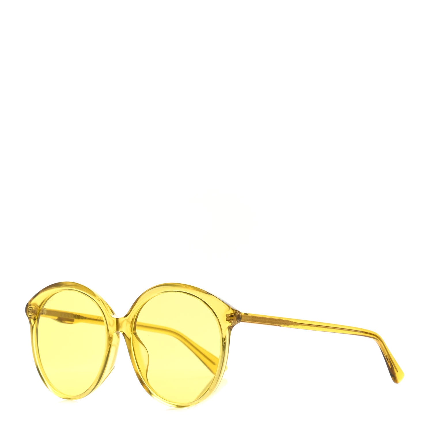 Gucci Acetate GG Sunglasses GG0257S Yellow 1 of 4