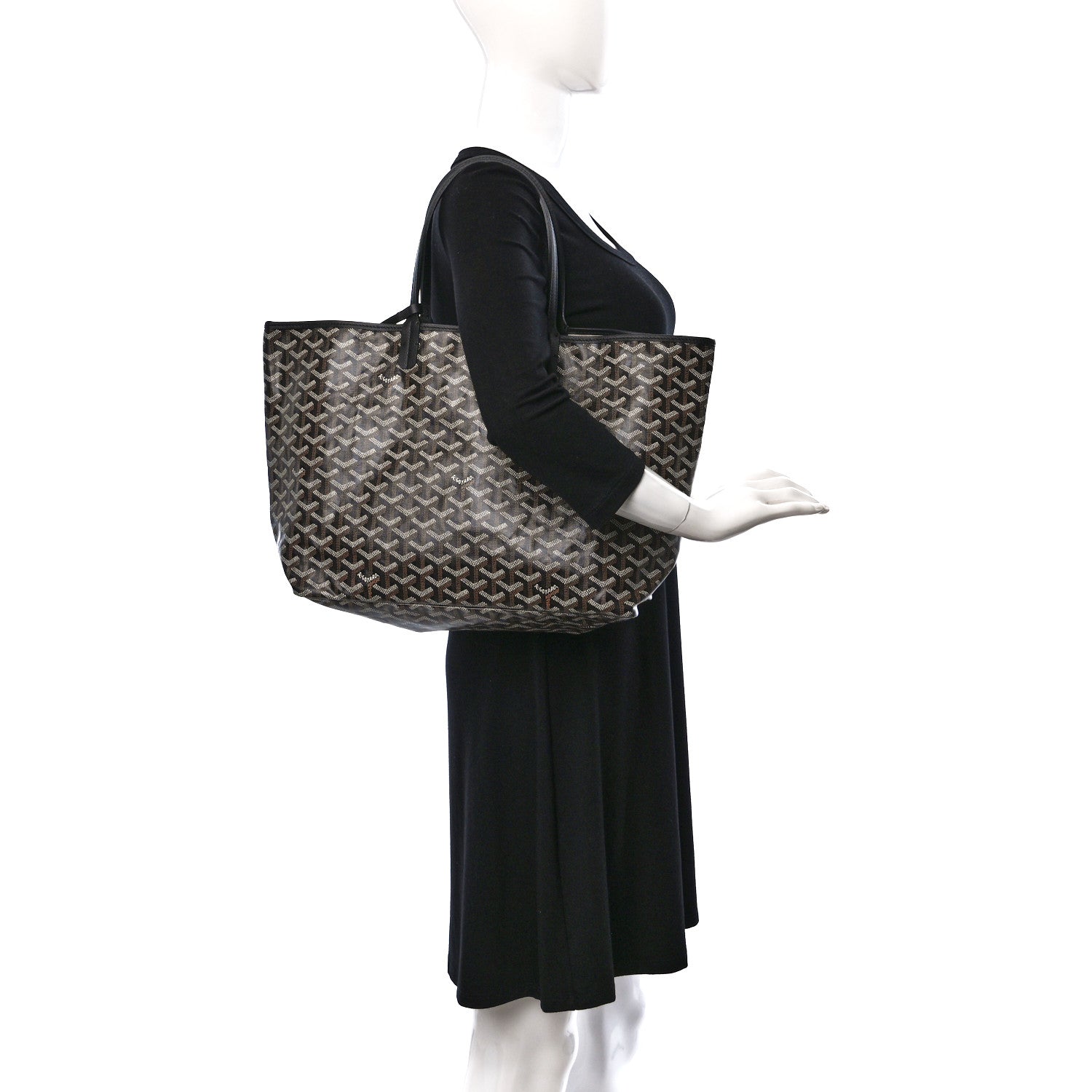 Goyard Goyardine Saint Louis PM Black 2 of 10