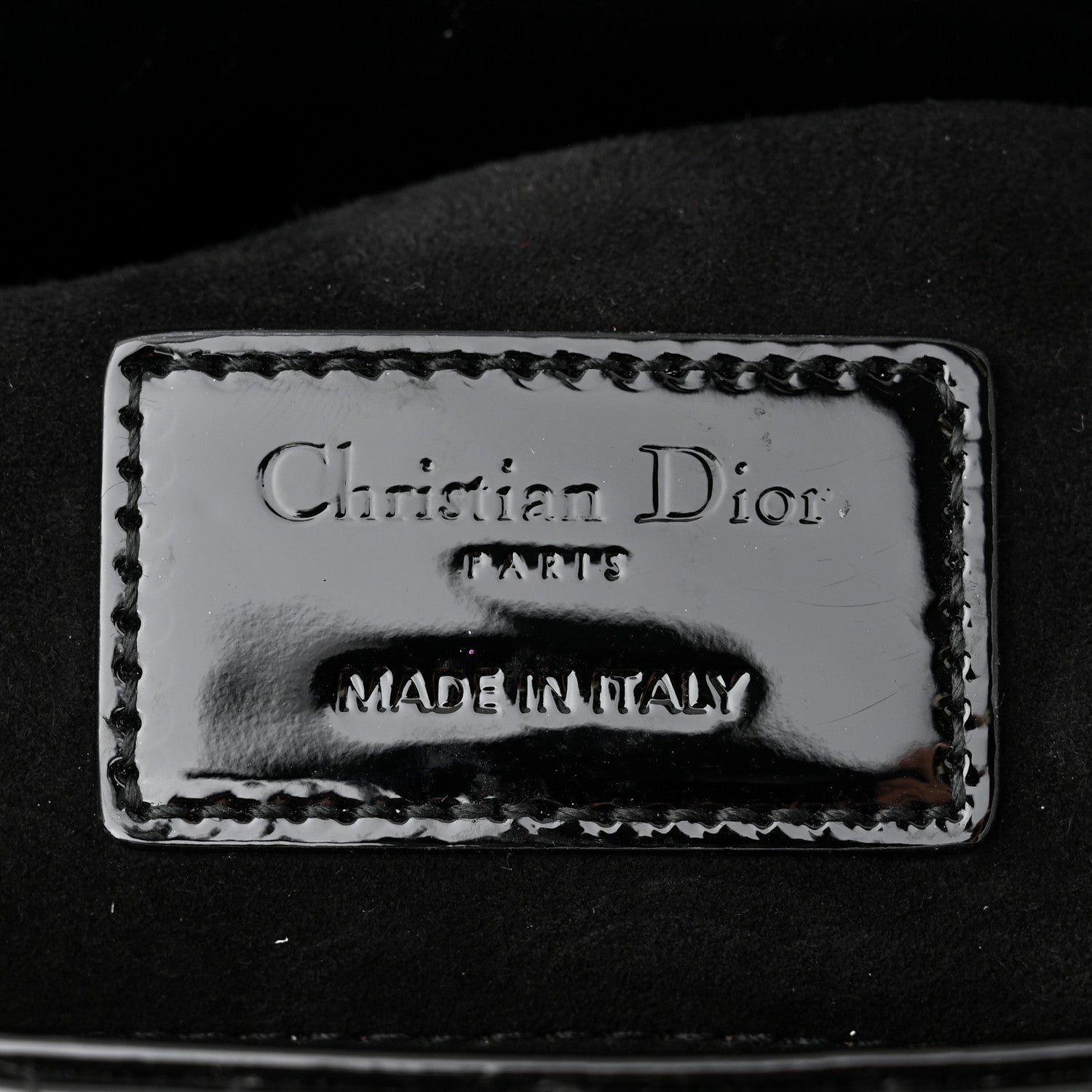 Christian Dior Patent Cannage Small Lady D-Joy Black 6 of 9