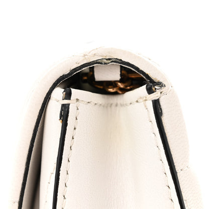 Versace Nappa Quilted Virtus Evening Bag White 15 of 16