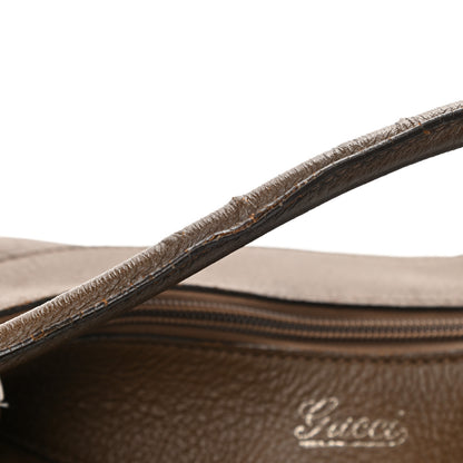 Gucci Calfskin Large D Gold Ring Shoulder Bag Brown 13 of 13