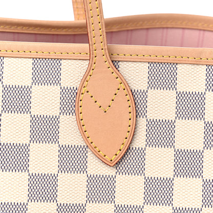 Louis Vuitton Damier Azur Neo Neverfull MM Rose Ballerine 11 of 11