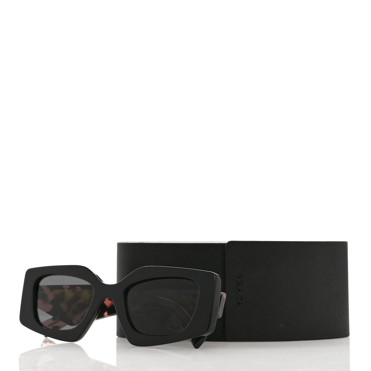 Acetate Square Sunglasses SPR 15YS Slate Gray