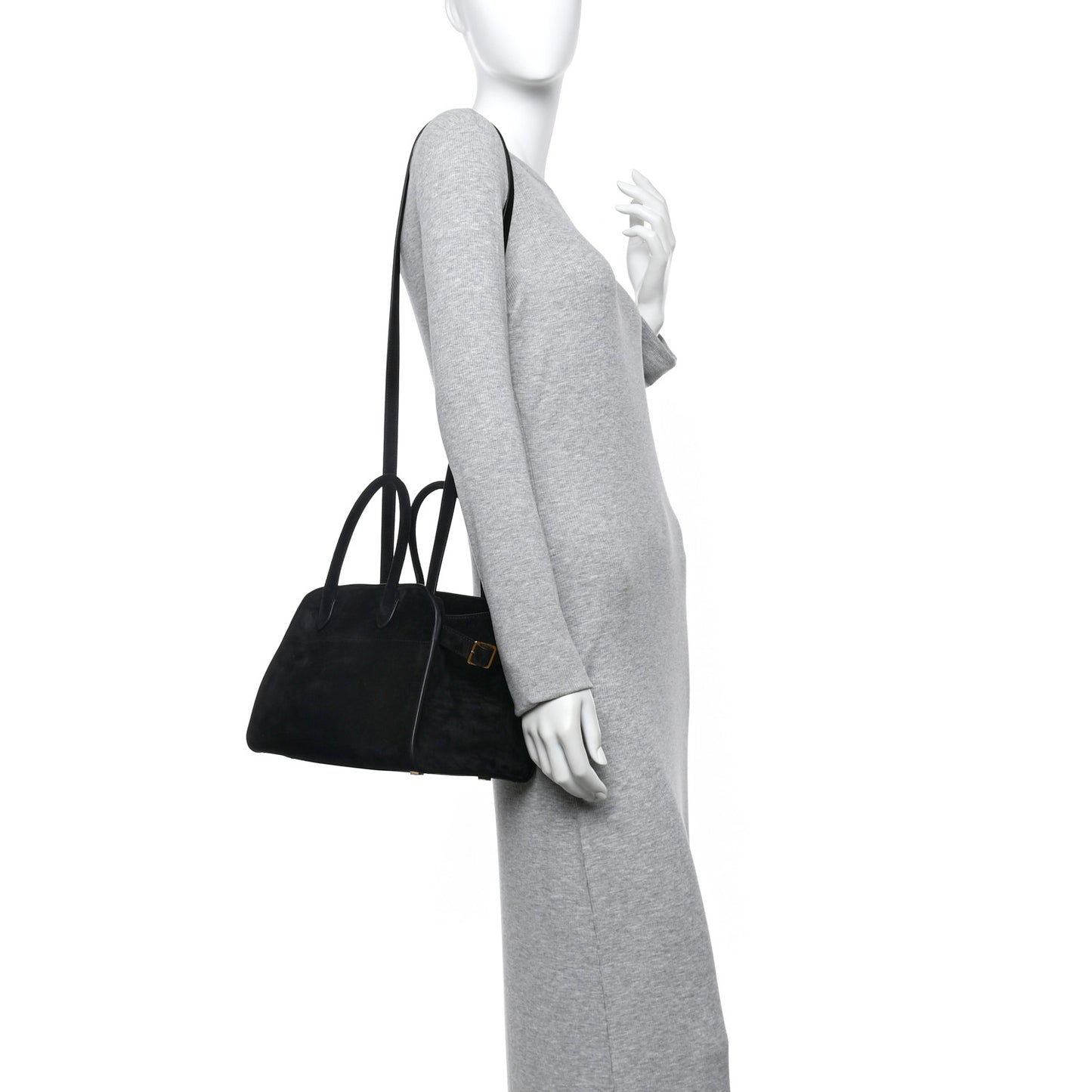 Suede Soft Margaux 10 Bag Black