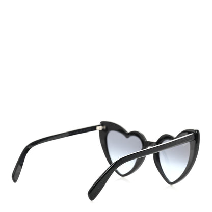 Saint Laurent Acetate Heart Frame Loulou SL181 Sunglasses Black 4 of 8