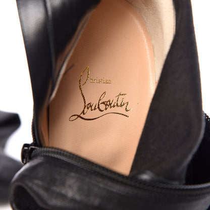 Christian Louboutin Nappa Stretch Lousie X 100 Over The Knee Boots 37 Black 5 of 11