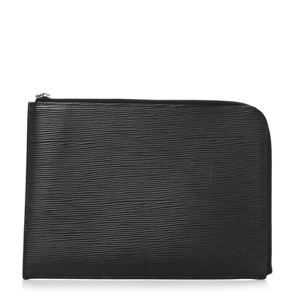 Louis Vuitton Epi Poche Documents Portfolio Case Black 1 of 6