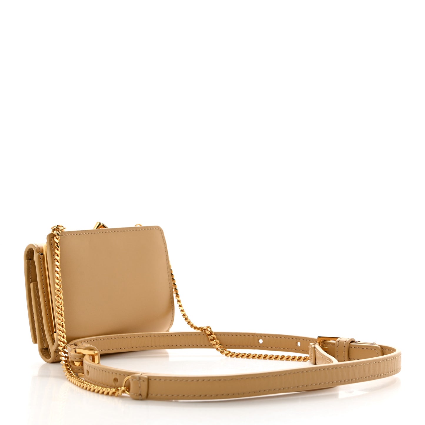 Smooth Calfskin Monogram Rider Belt Bag Dark Beige