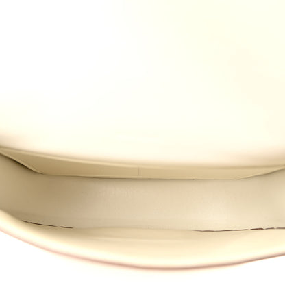 Celine Grained Calfskin Medium Trotteur White 5 of 10