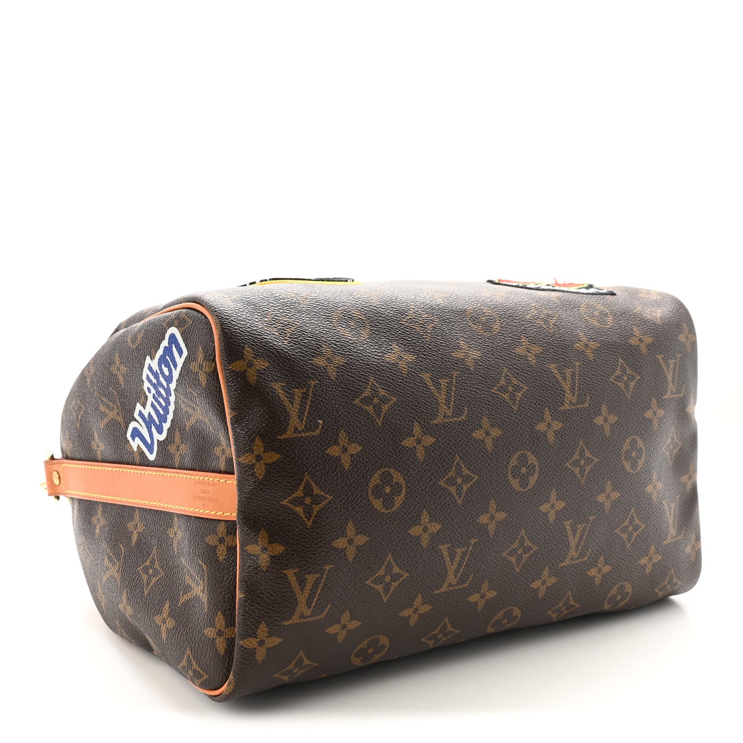 Louis Vuitton Monogram Patches Speedy Bandouliere 30 3 of 9