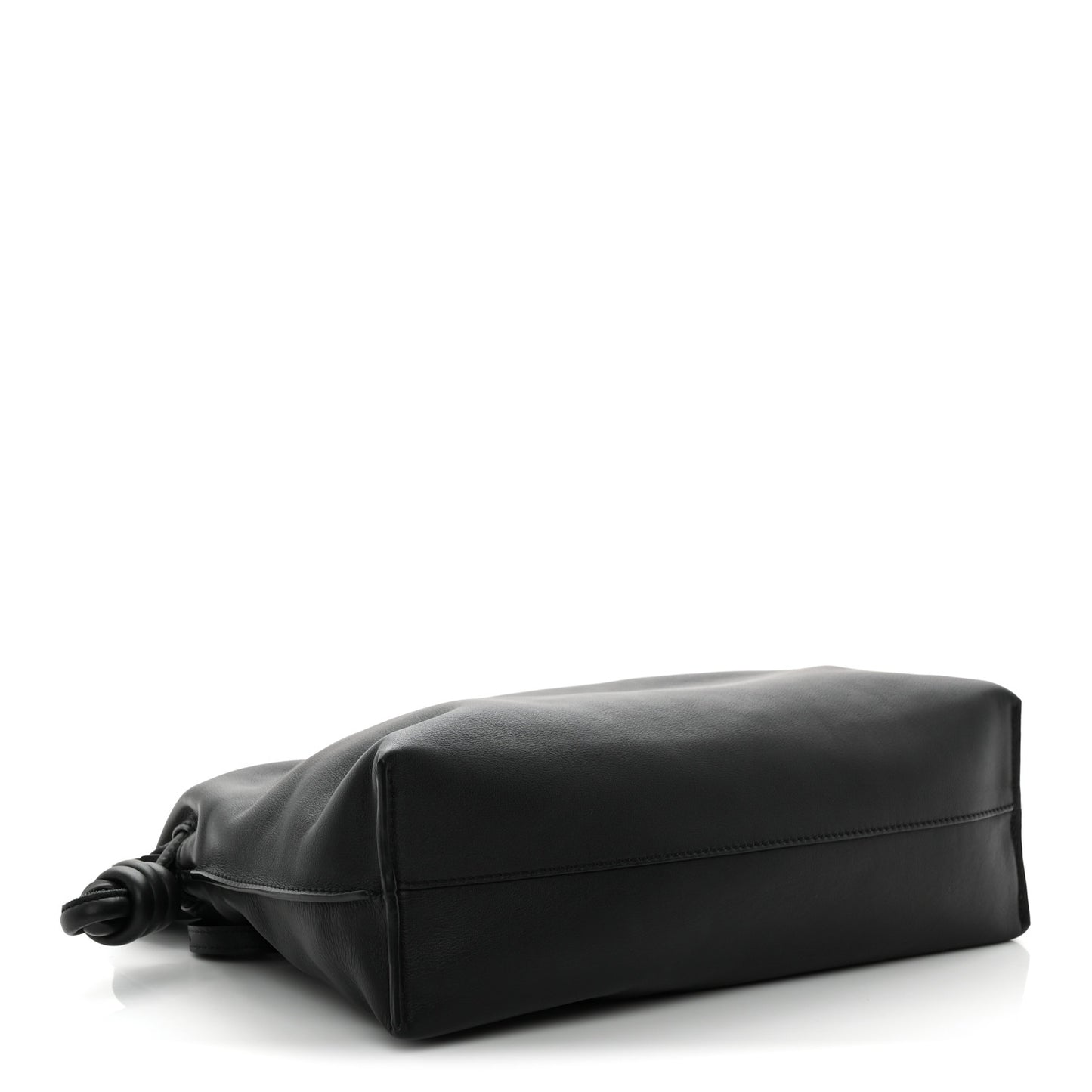 Nappa Medium Flamenco Knot Bag Black