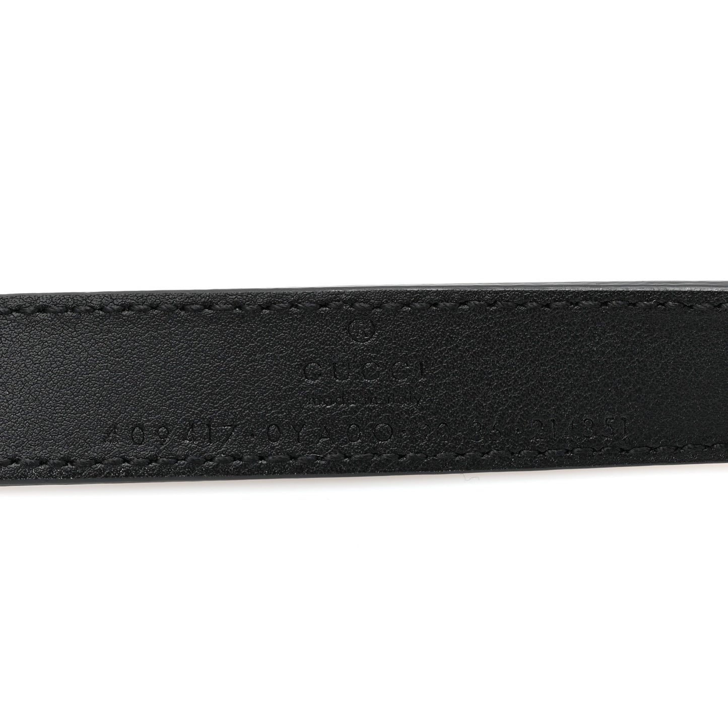 Calfskin Double G 20mm Belt 90 36 Black