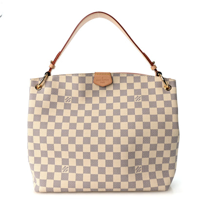 Louis Vuitton Damier Azur Graceful PM Rose Ballerine 1 of 8