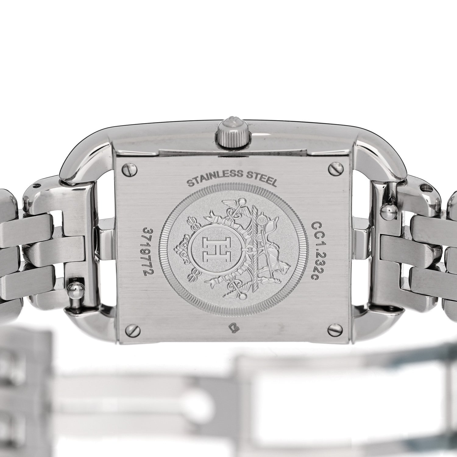 Hermes Stainless Steel Diamond Bezel 23mm Cape Cod Quartz Watch 4 of 5