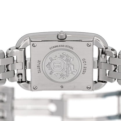 Hermes Stainless Steel Diamond Bezel 23mm Cape Cod Quartz Watch 4 of 5