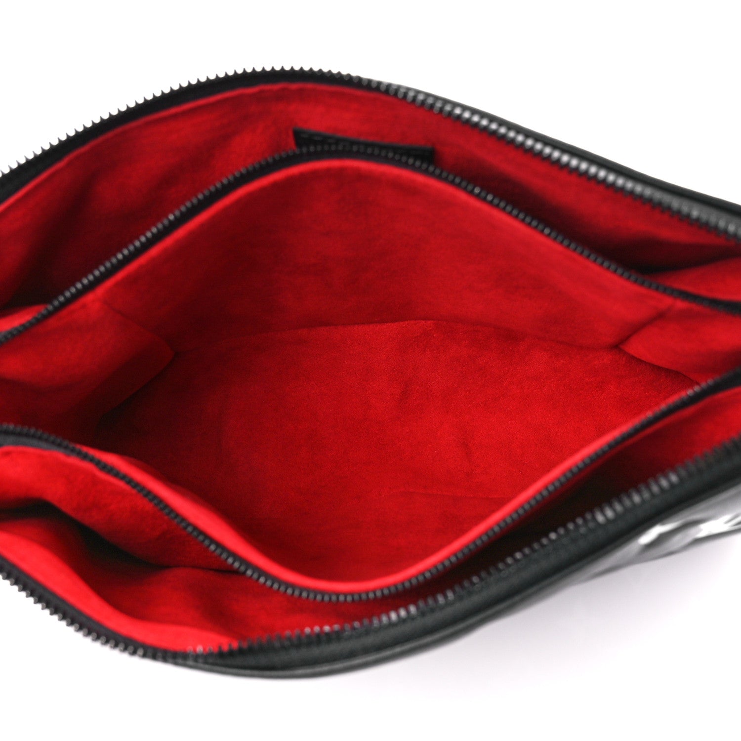 Louis Vuitton Lambskin Embossed Monogram Coussin PM Black White 5 of 11