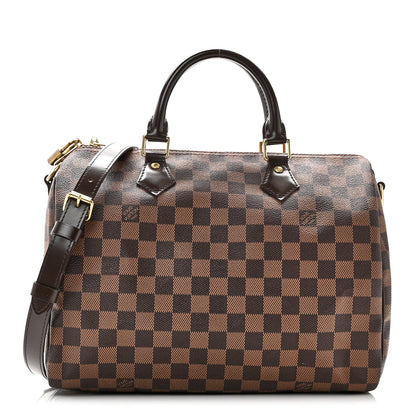 Louis Vuitton Damier Ebene Speedy Bandouliere 30 1 of 12