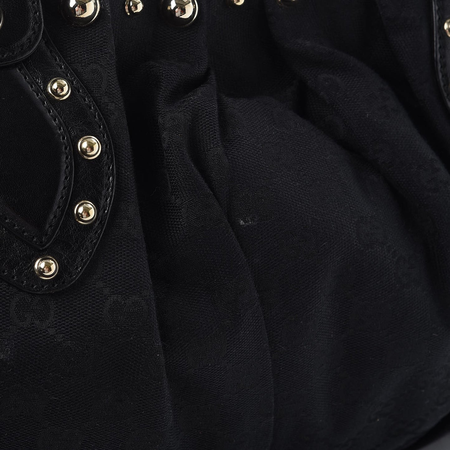 Monogram Studded Pelham Tote Bag Black