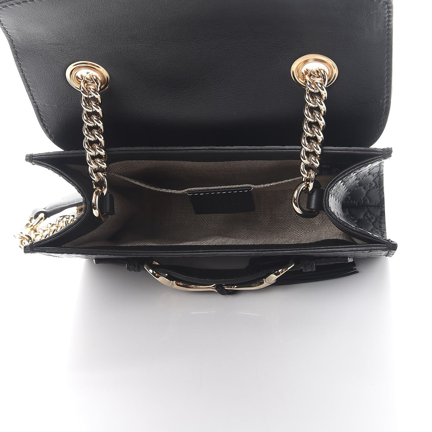 Microguccissima Mini Emily Shoulder Bag Black