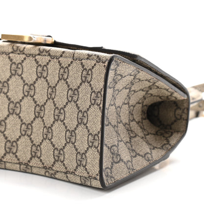 Balenciaga X GUCCI GG Supreme Monogram Small Hourglass Top Handle Bag Beige Ebony 11 of 11