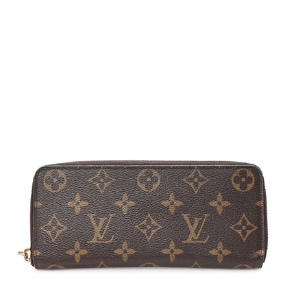 Louis Vuitton Monogram Clemence Wallet Rose Ballerine 1 of 7