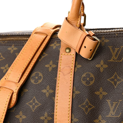 Louis Vuitton Monogram Keepall Bandouliere 55 10 of 15