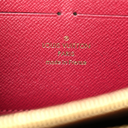Louis Vuitton Monogram Clemence Wallet Fuchsia 6 of 7