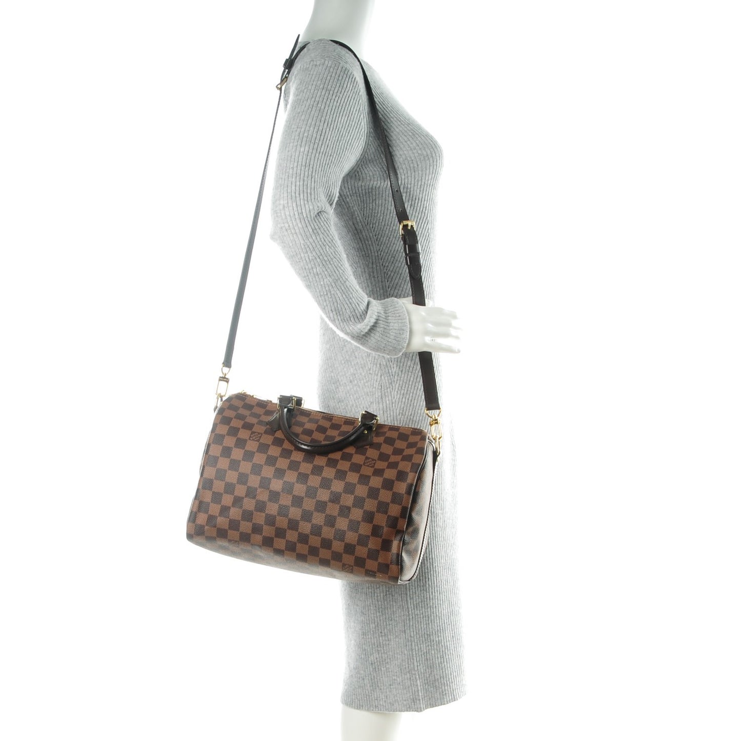 Damier Ebene Speedy Bandouliere 30