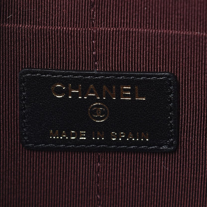 Chanel Aged Calfskin Quilted 2.55 Reissue Pouch With Chain Handle Black 6 of 7