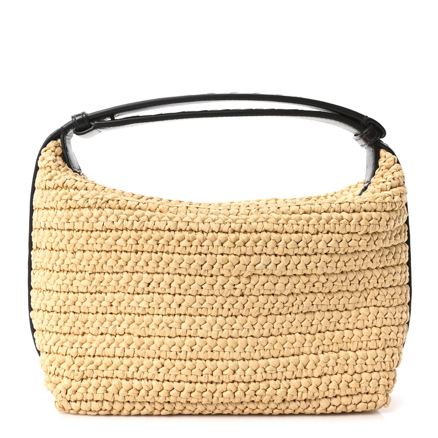 Bottega Veneta Raffia Woven Nappa Intrecciato Mini Wallace Natural Fondant 1 of 10