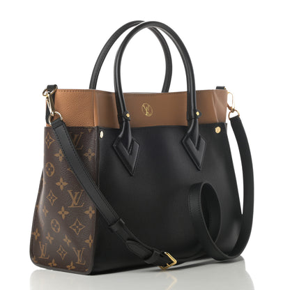 Louis Vuitton Calfskin Monogram On My Side Black 4 of 12