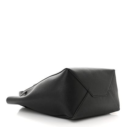 Celine Soft Grained Calfskin Medium Belt Cabas Phantom Black 4 of 11