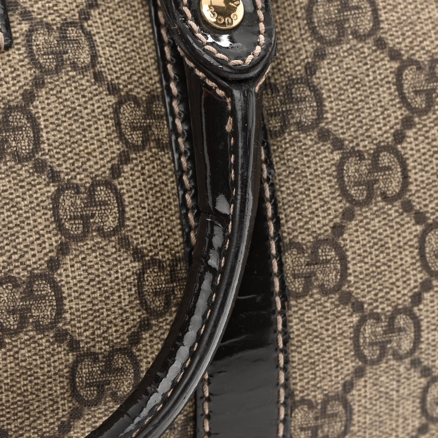 GG Plus Monogram Medium Joy Boston Dark Brown