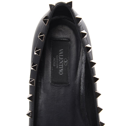 Valentino Garavani Nappa Rockstud Ballerina Flats 36 Black 6 of 13