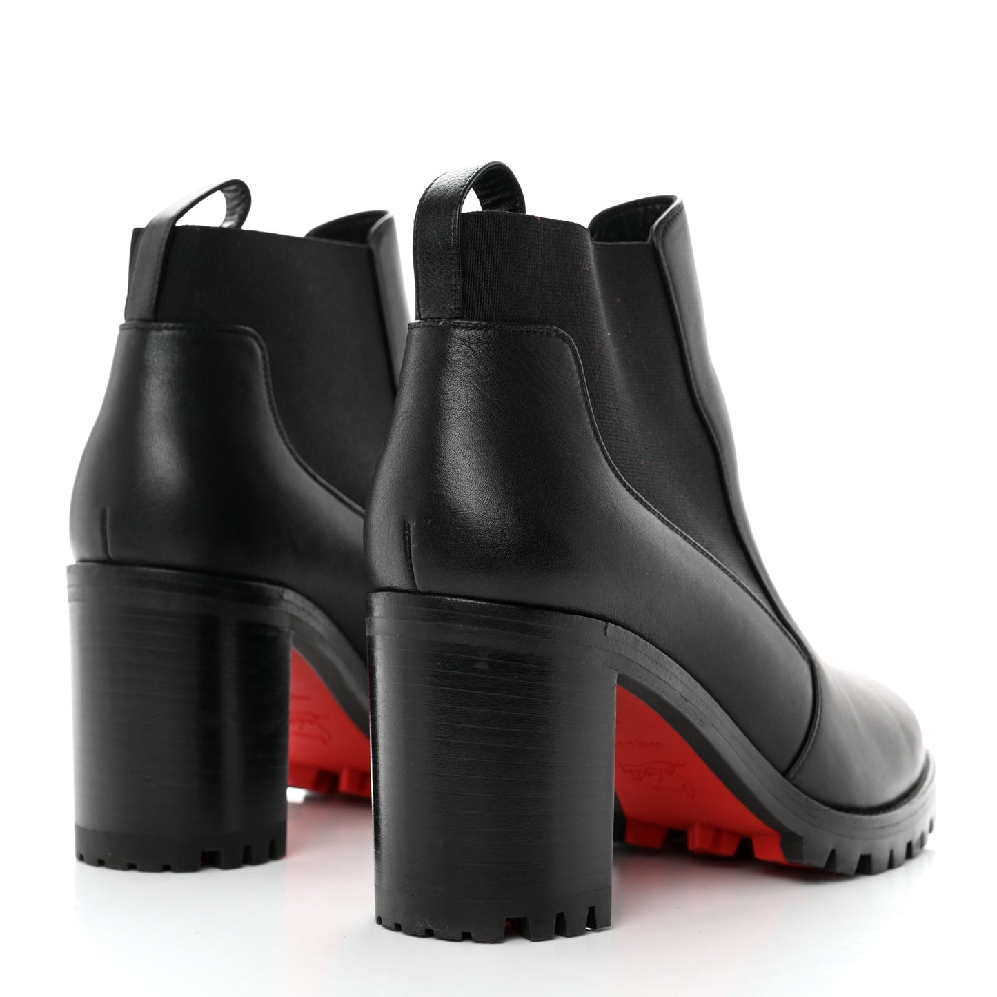 Calfskin Marchacroche 70 Chelsea Boots 37.5 Black
