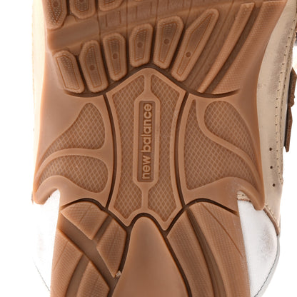 Miu Miu X NEW BALANCE Bleached Calfskin 530 SL Slip-On Sneakers Mules 35.5 Travertine Grey White 7 of 9